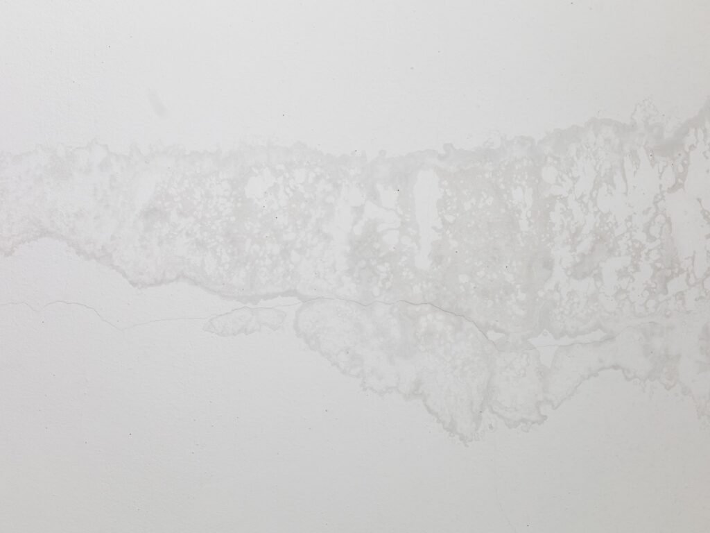 síntomas de filtración de agua en techo y pared